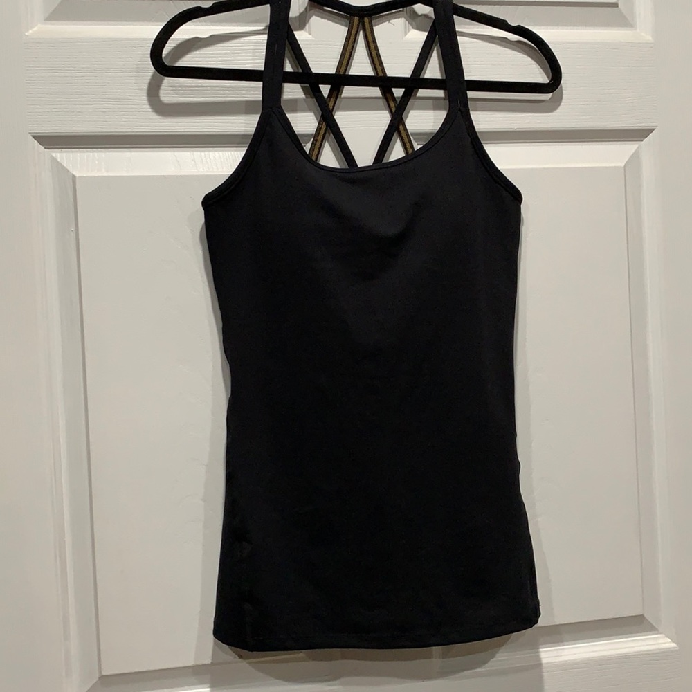 GAIAM black Exercise Tank Sz S